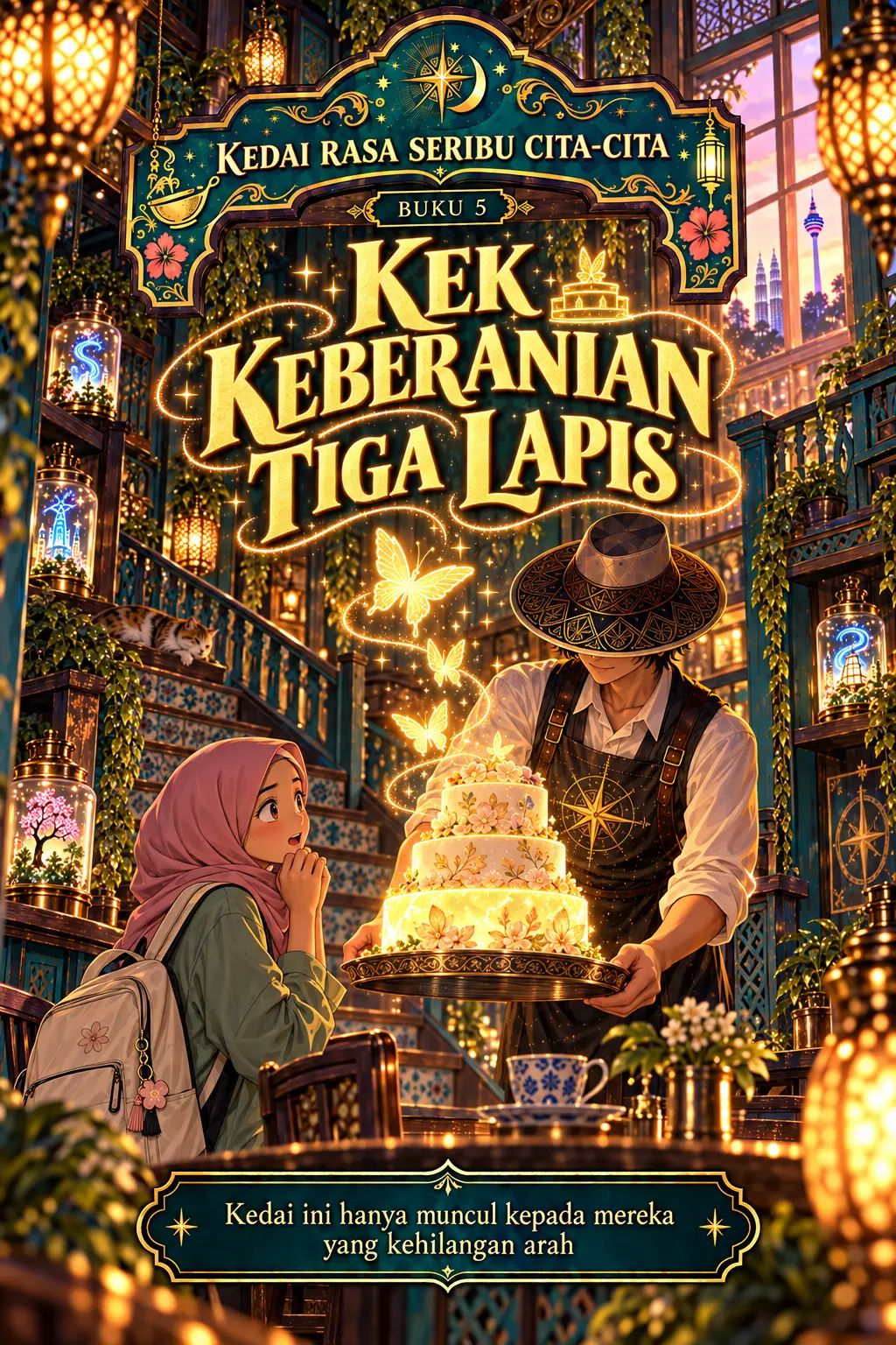 Kulit Kek Keberanian Tiga Lapis